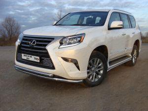 Защита передняя нижняя (двойная) 60,3/50,8 мм код LEXGX46014-01 для LEXUS GX 460 2013-